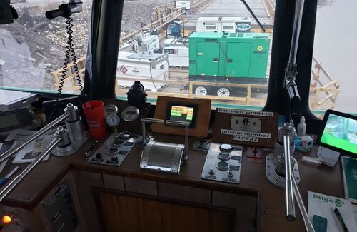 Canton Towing Walsh Const Marine Watch LT ACE panel pilot house