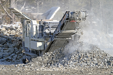 PTO application rock crusher