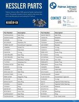 Kessler Part List 1st page