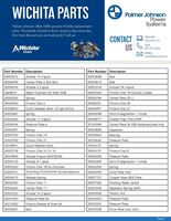 Wichita Parts List 1st page