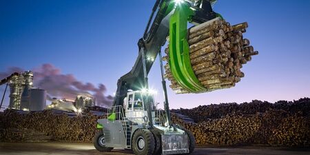 Edilog log stacker twin disc am370 pump drive