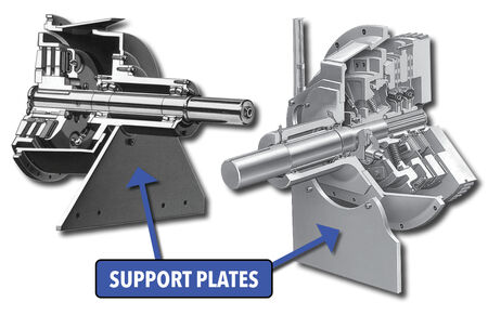 SUPPORT PLATES PTO
