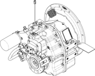 Twin Disc MGE 5065 SC Hybrid Electric Marine Transmission