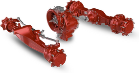 Carraro backhoe axle